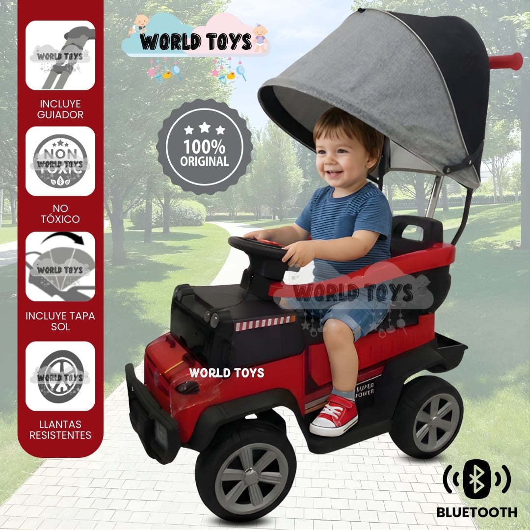CORREPASILLO GUIADOR «HOOD TRUCK» PARA NIÑOS RED - 1
