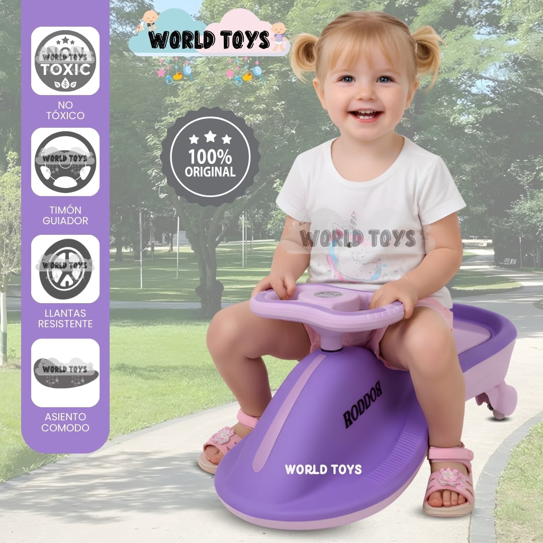 CORREPASILLO TWIST CAR «RODDOS» PURPLE Y PINK - 1