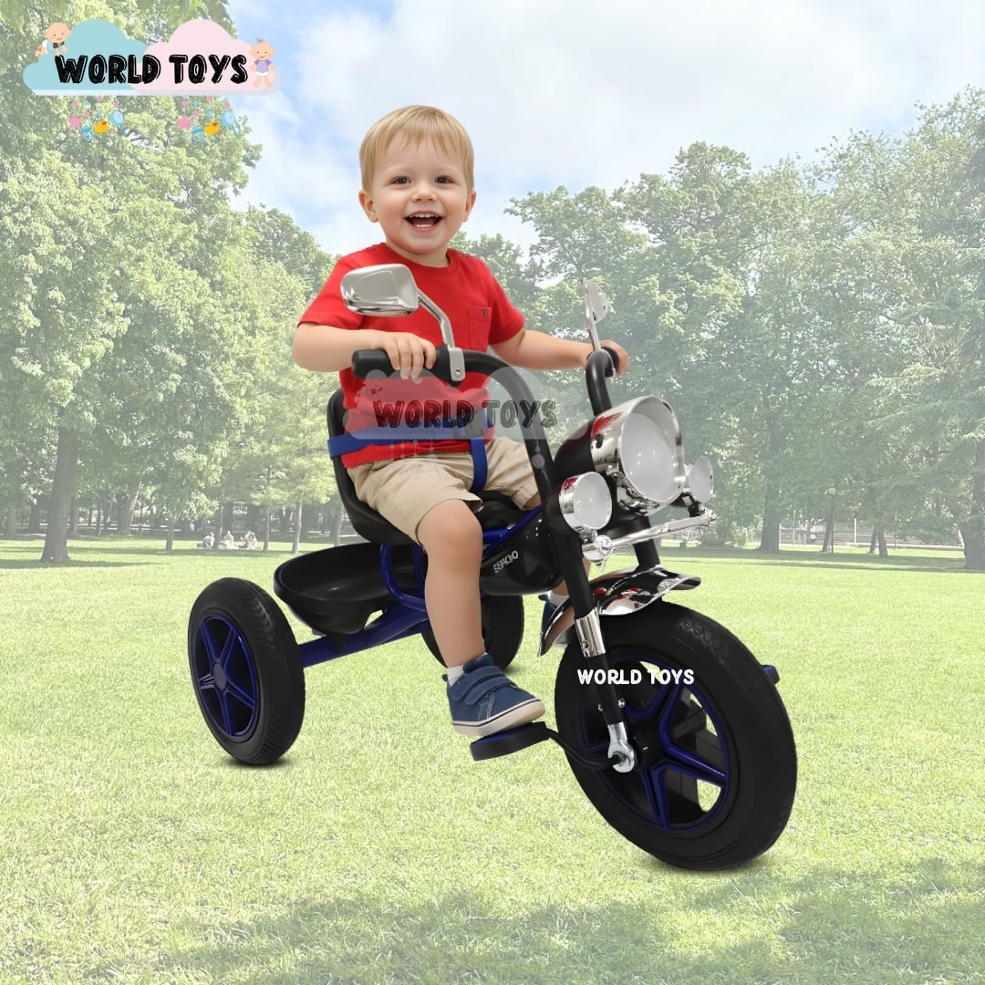TRICICLO CON BLUETOOTH «JOOPY CHOPPER» BLUE - 4