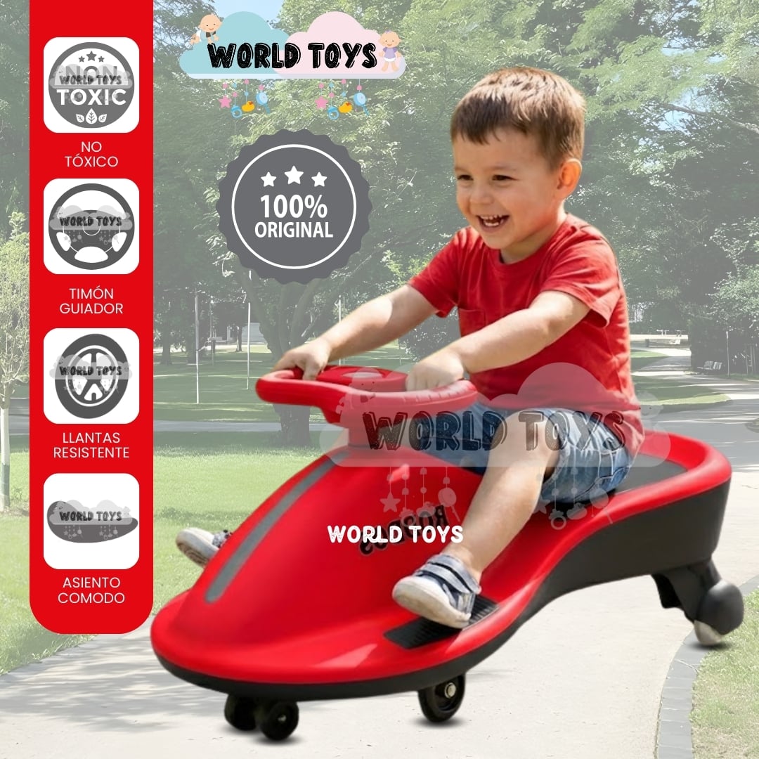 CORREPASILLO TWIST CAR «RODDOS» RED Y BLACK - 1