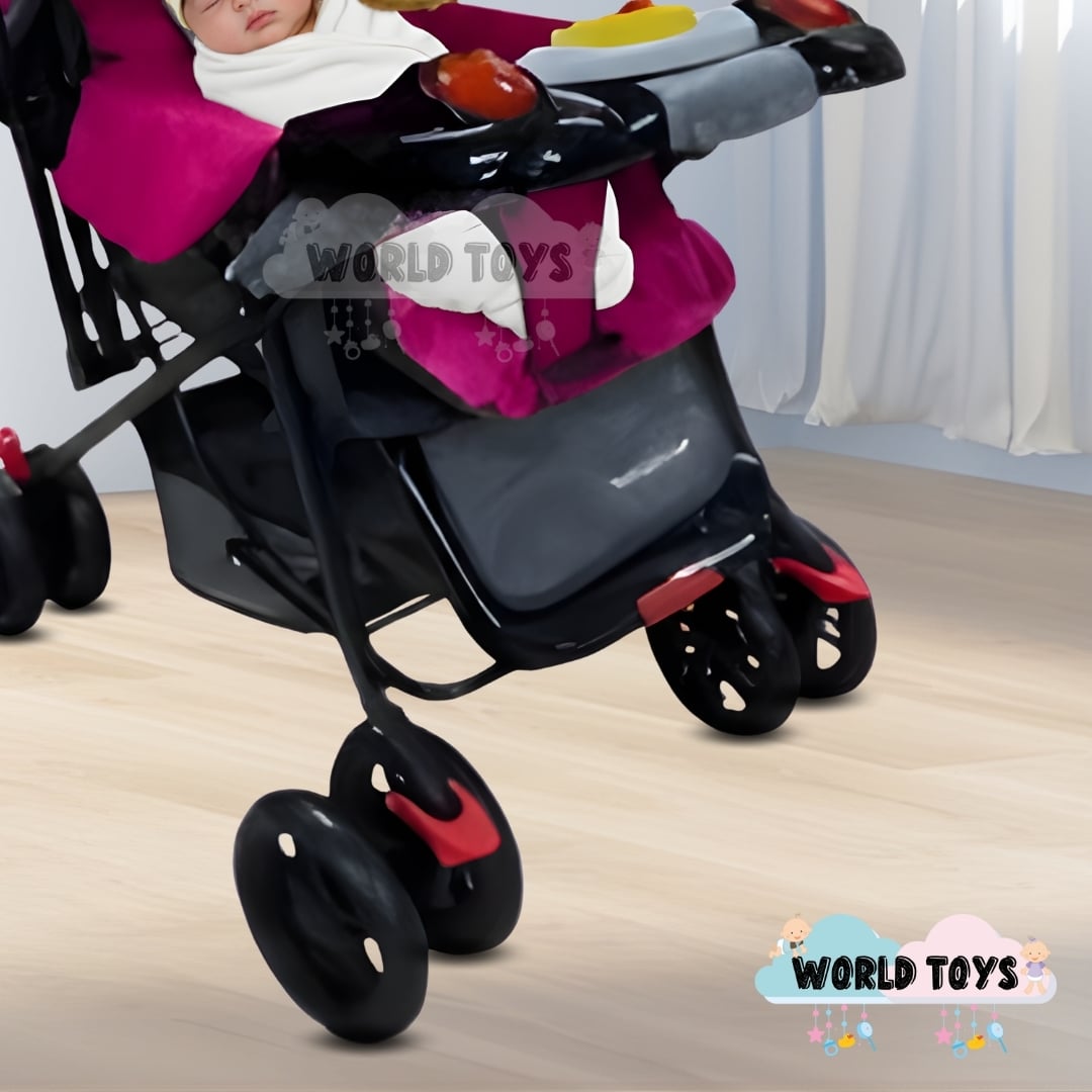 COCHE CUNA «CHICKY» EDICIÓN LIMITADA DARK PINK - 3