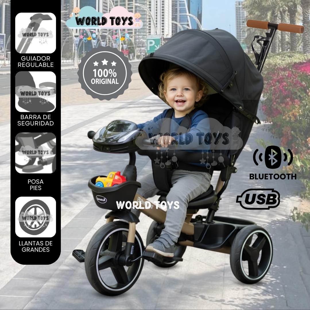 TRICICLO GUIADOR PARA NIÑOS «LIGEND SUPRA » EDICIÓN LIMITADA - 1