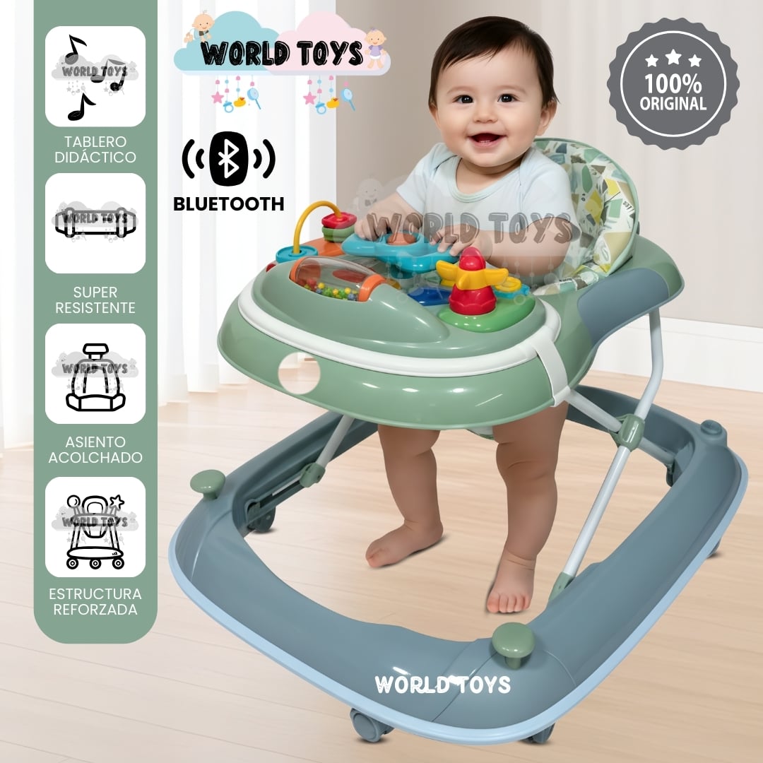 ANDADOR MUSICAL PLEGABLE CON BLUETTOTH «RUDDER» - 1