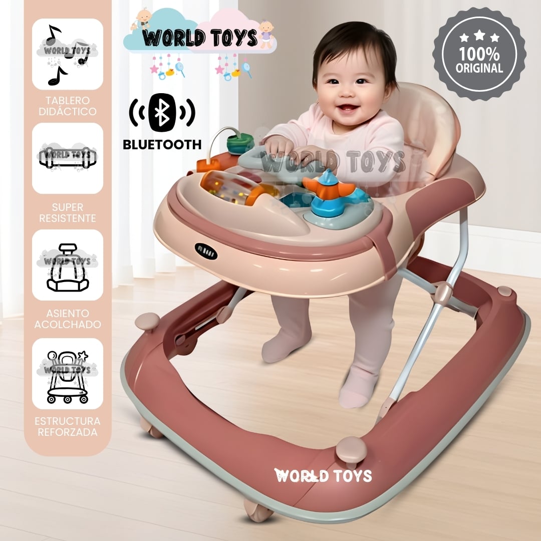 ANDADOR MUSICAL PLEGABLE CON BLUETTOTH «RUDDER» - 1