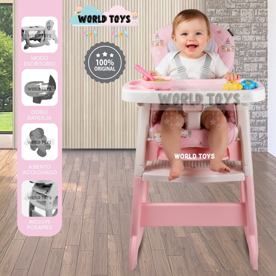 SILLA DE COMER ESCRITORIO 2 EN 1 «EY KITTY» EDICIÓN EXCLUSIVA - 1
