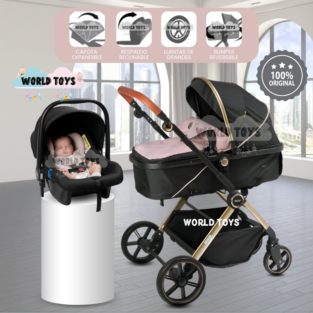 COCHE MOISÉS EDICIÓN EXCLUSIVA «SIGNAL PLUS» CON PORTABEBÉ - 1