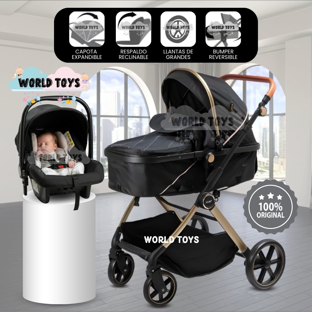 COCHE MOISÉS EDICIÓN EXCLUSIVA «SIGNAL PLUS» CON PORTABEBÉ - 1