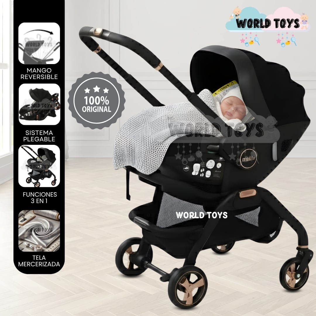 COCHE CARRIOLA DE PASEO 3 EN 1 «DONUX» EDICIÓN EXCLUSIVA - 1