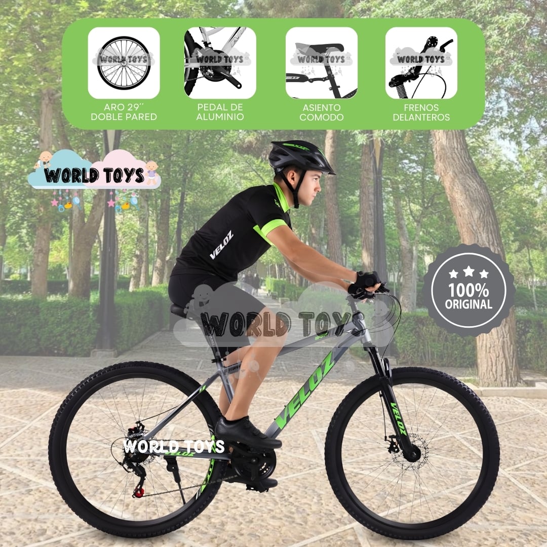BICICLETA MONTAÑERA DEPORTIVA ARO 29 «ROMA MTB II» - 1