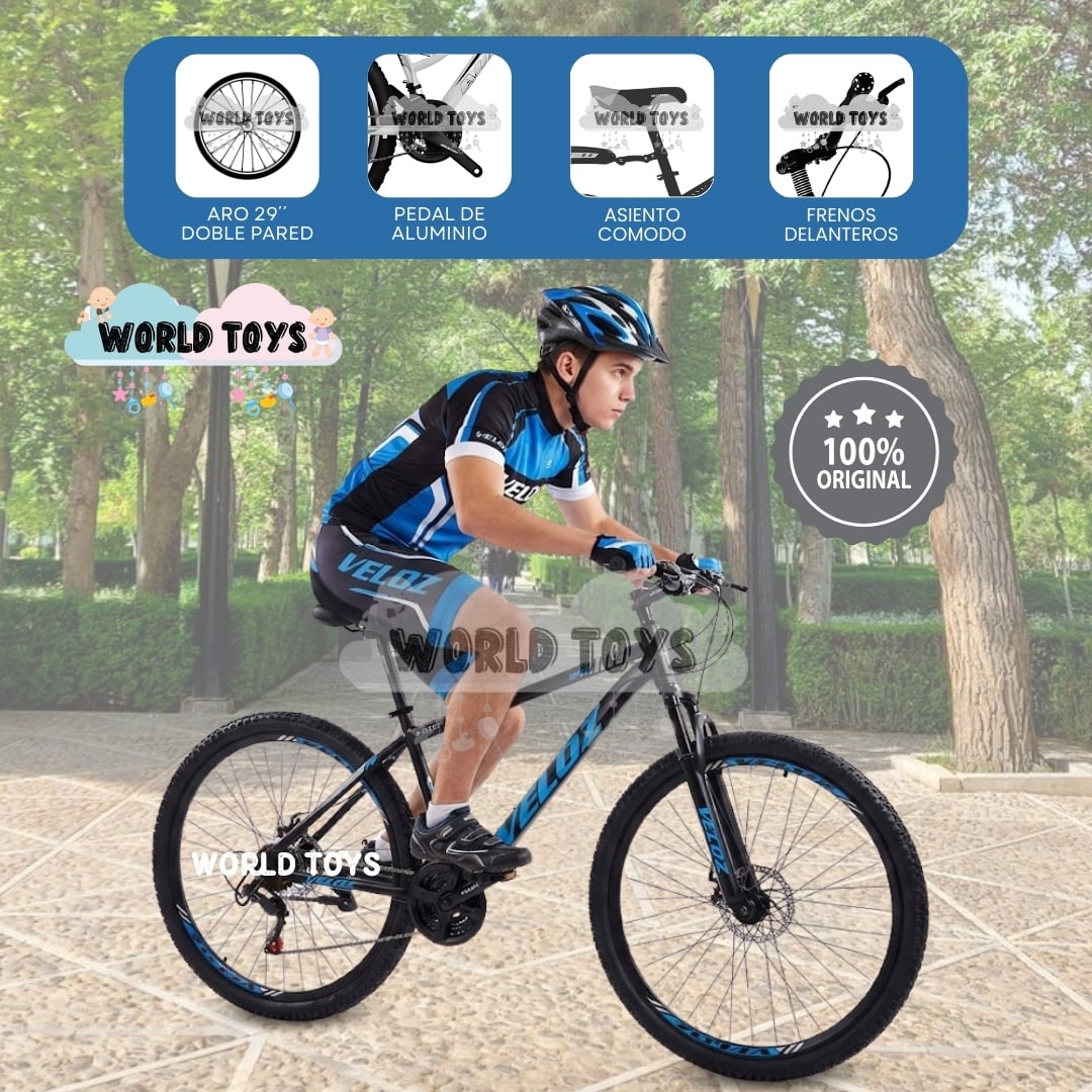 BICICLETA MONTAÑERA DEPORTIVA ARO 29 «ROMA MTB II» - 1