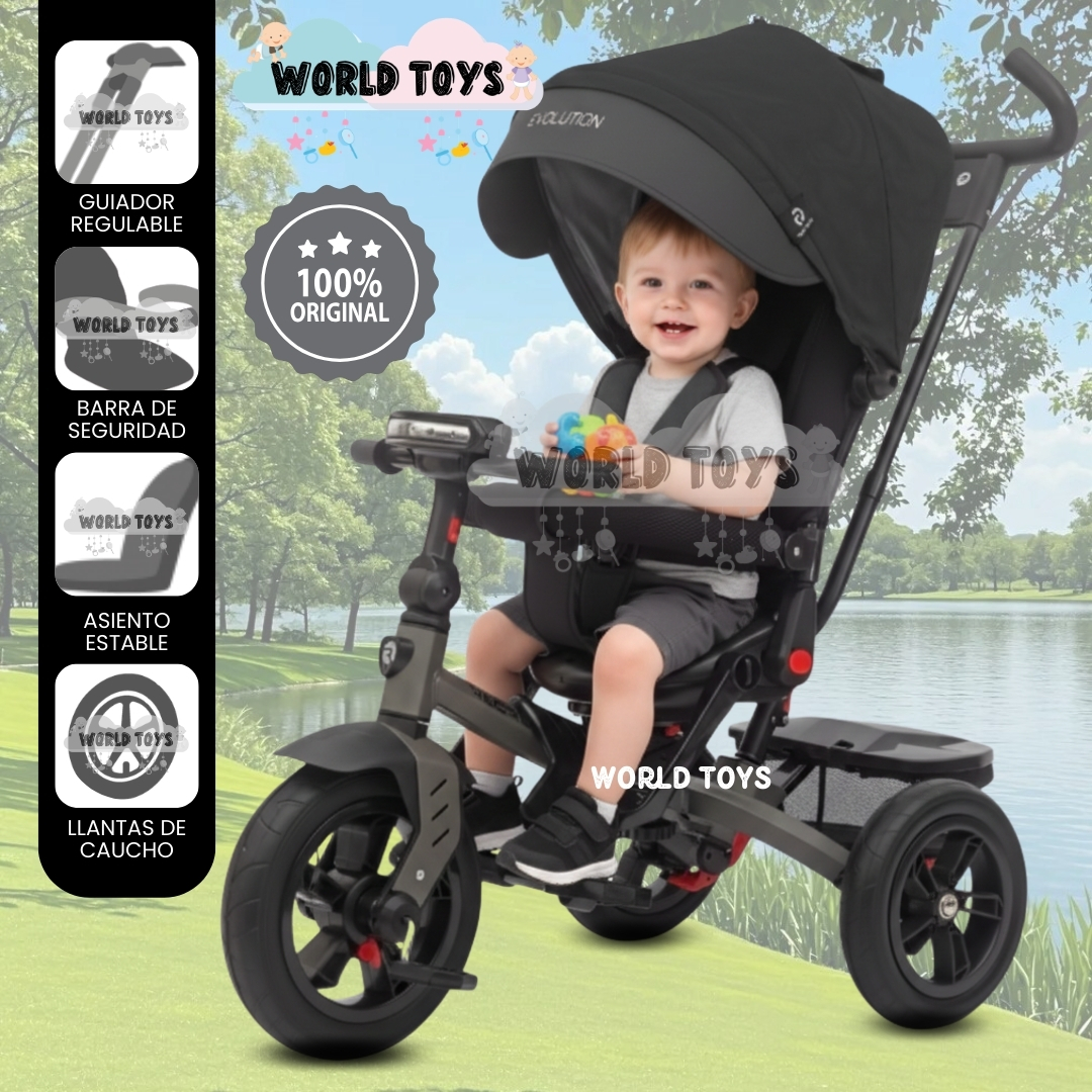 TRICICLO GUIADOR PARA NIÑOS «EVOLUTION» EDICIÓN LIMITADA - 1