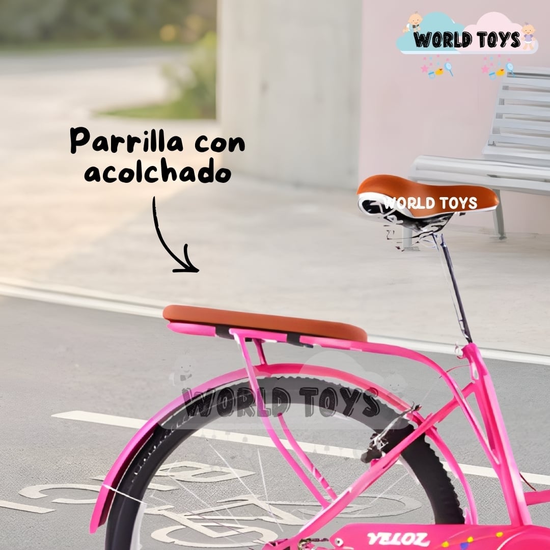 BICICLETA CAMPERA ARO 24 «VALENTINA» COLECCIÓN EXCLUSIVA - 5