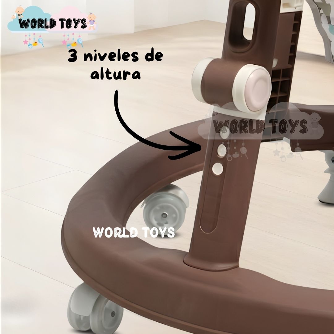 ANDADOR CON TABLERO DIDÁCTICO «NUTTY II» EDICIÓN ESPECIAL BROWN - 3