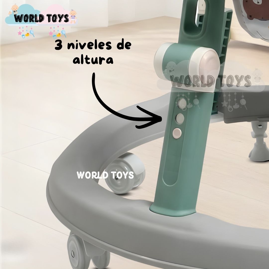 ANDADOR CON TABLERO DIDÁCTICO «NUTTY II» EDICIÓN ESPECIAL BROWN - 3