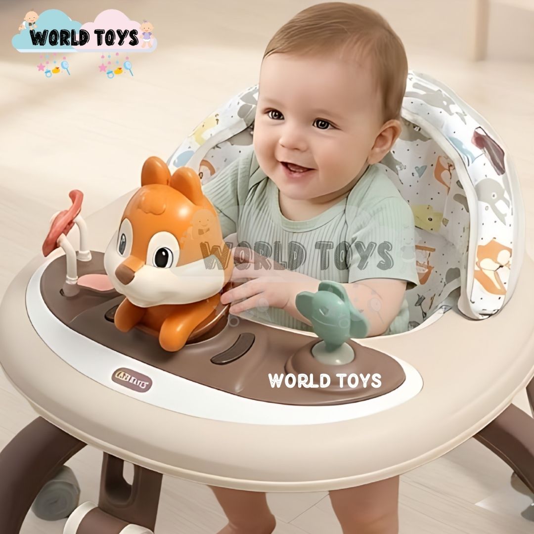 ANDADOR CON TABLERO DIDÁCTICO «NUTTY II» EDICIÓN ESPECIAL BROWN - 4