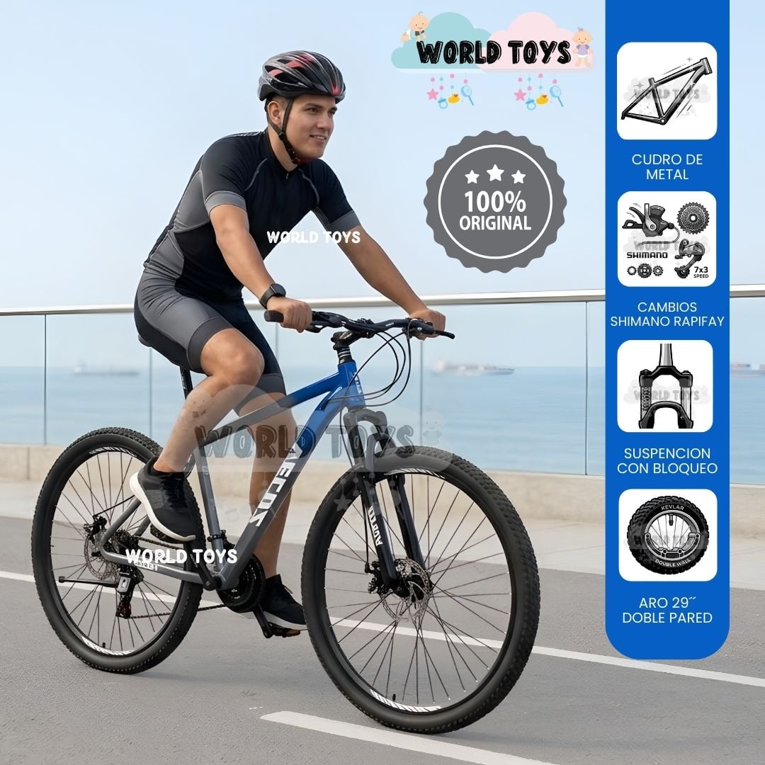 BICICLETA DEPORTIVA ARO 29 «LANDER SPEED» EDICIÓN EXCLUSIVA BLUE - 1