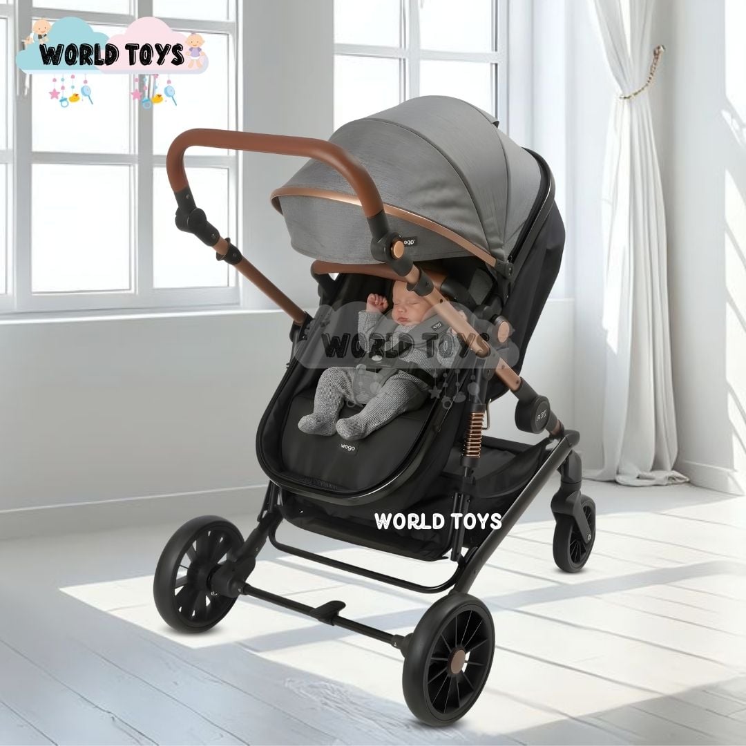 COCHE MOISÉS TRAVEL SYSTEM «INFINITIVE GOLD II» DE LUJO GRAY - 2
