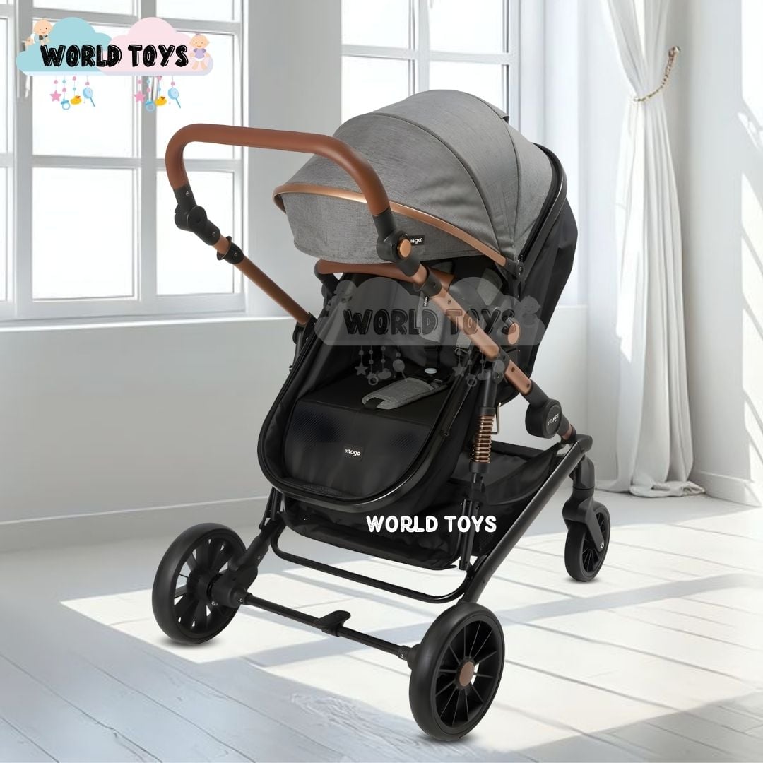COCHE MOISÉS TRAVEL SYSTEM «INFINITIVE GOLD II» DE LUJO GRAY - 3