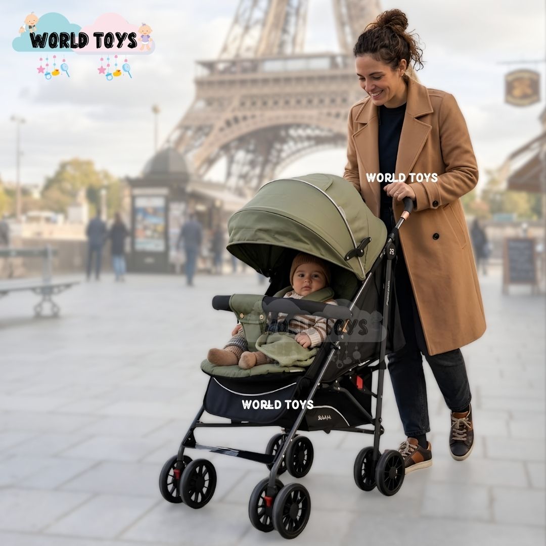 COCHE BASTÓN PLEGADO COMPACTO «MAFY» EDICIÓN EXCLUSIVA PINK - 2