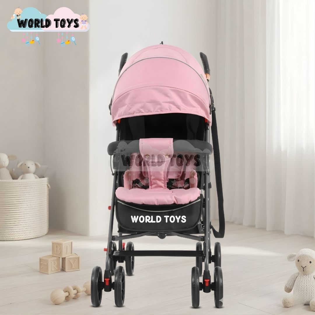 COCHE BASTÓN PLEGADO COMPACTO «MAFY» EDICIÓN EXCLUSIVA PINK - 3