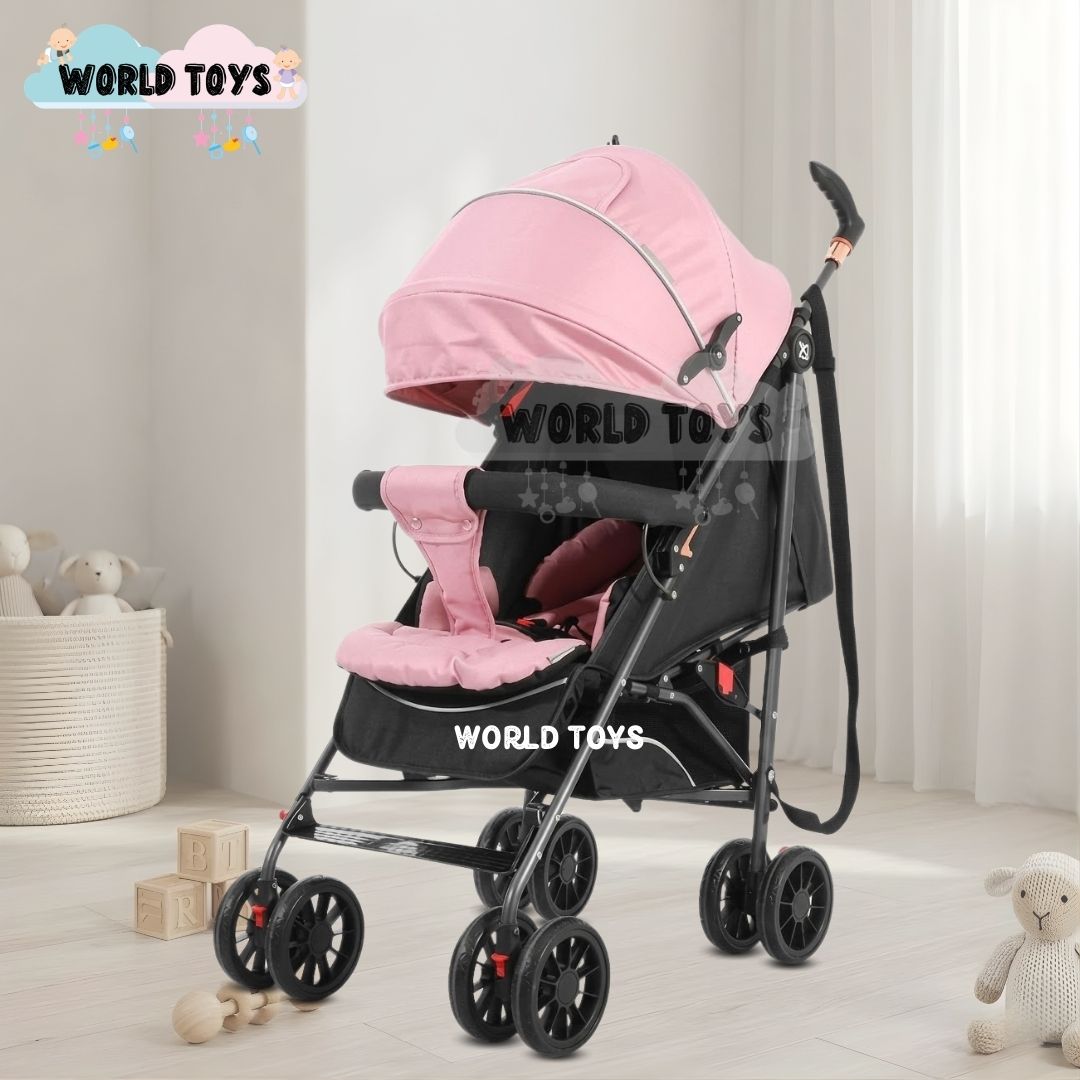 COCHE BASTÓN PLEGADO COMPACTO «MAFY» EDICIÓN EXCLUSIVA PINK - 5