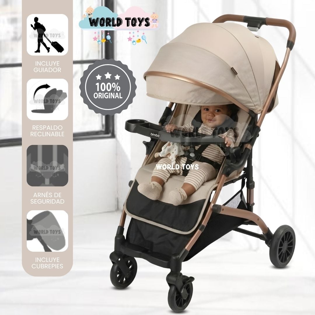 COCHE MALETA DE PASEO «DASHI» MANGO REVERSIBLE PINK - 1