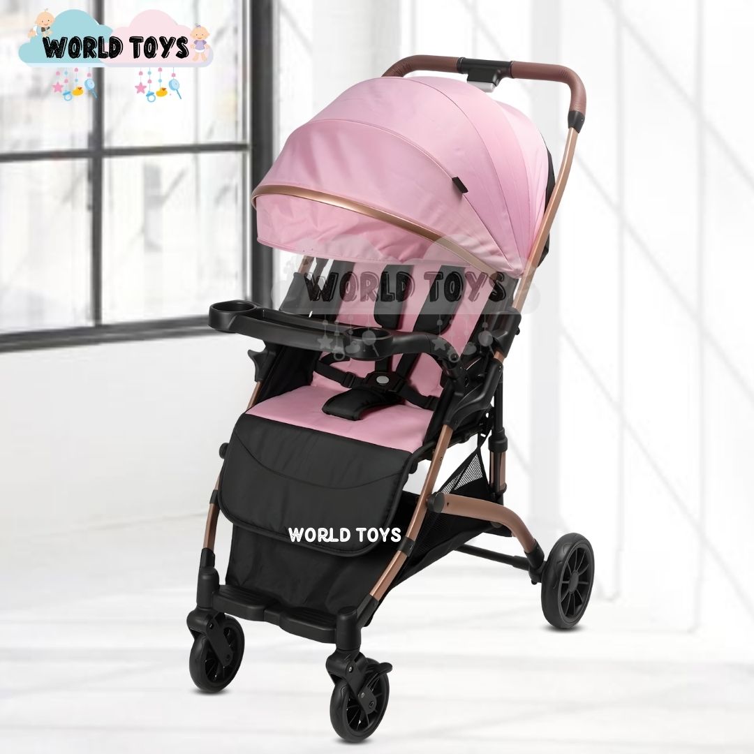 COCHE MALETA DE PASEO «DASHI» MANGO REVERSIBLE PINK - 2