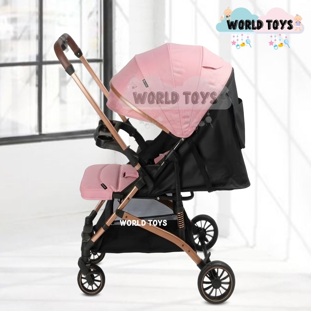 COCHE MALETA DE PASEO «DASHI» MANGO REVERSIBLE PINK - 4