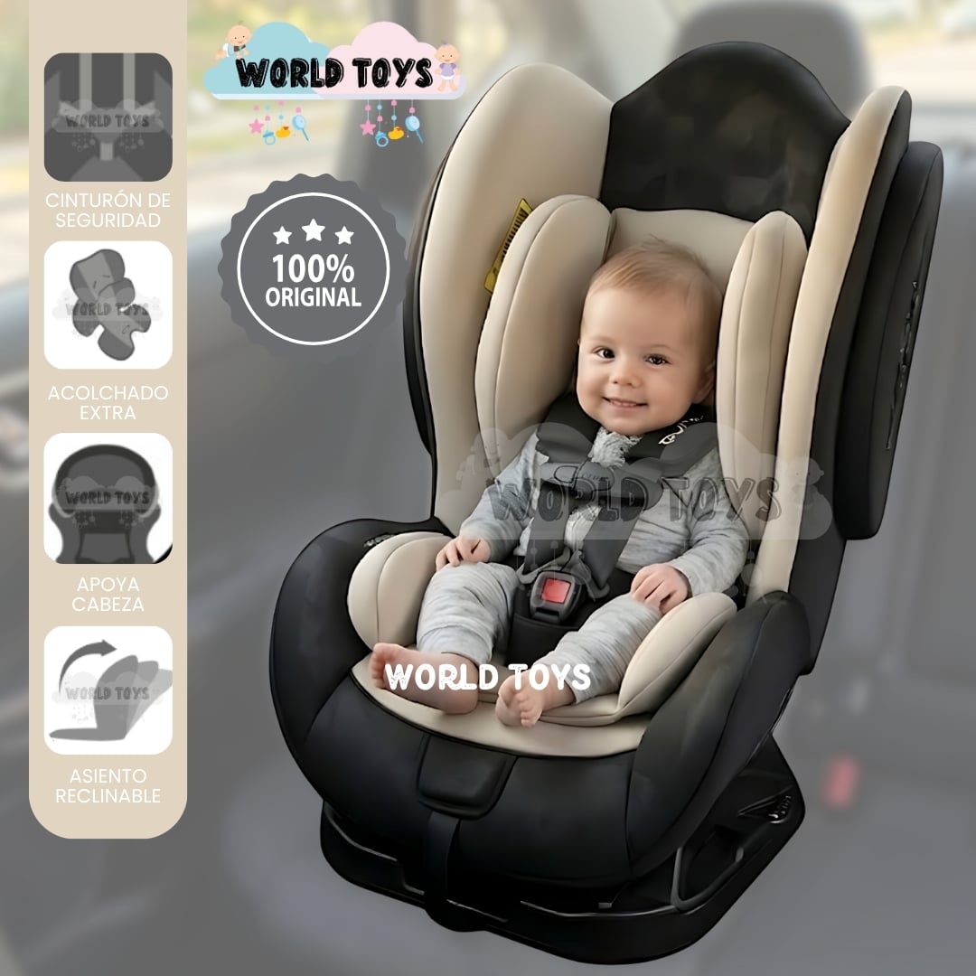 SILLA DE AUTO PARA BEBÉS «BENSON» EXTRA ACOLCHADO - 1