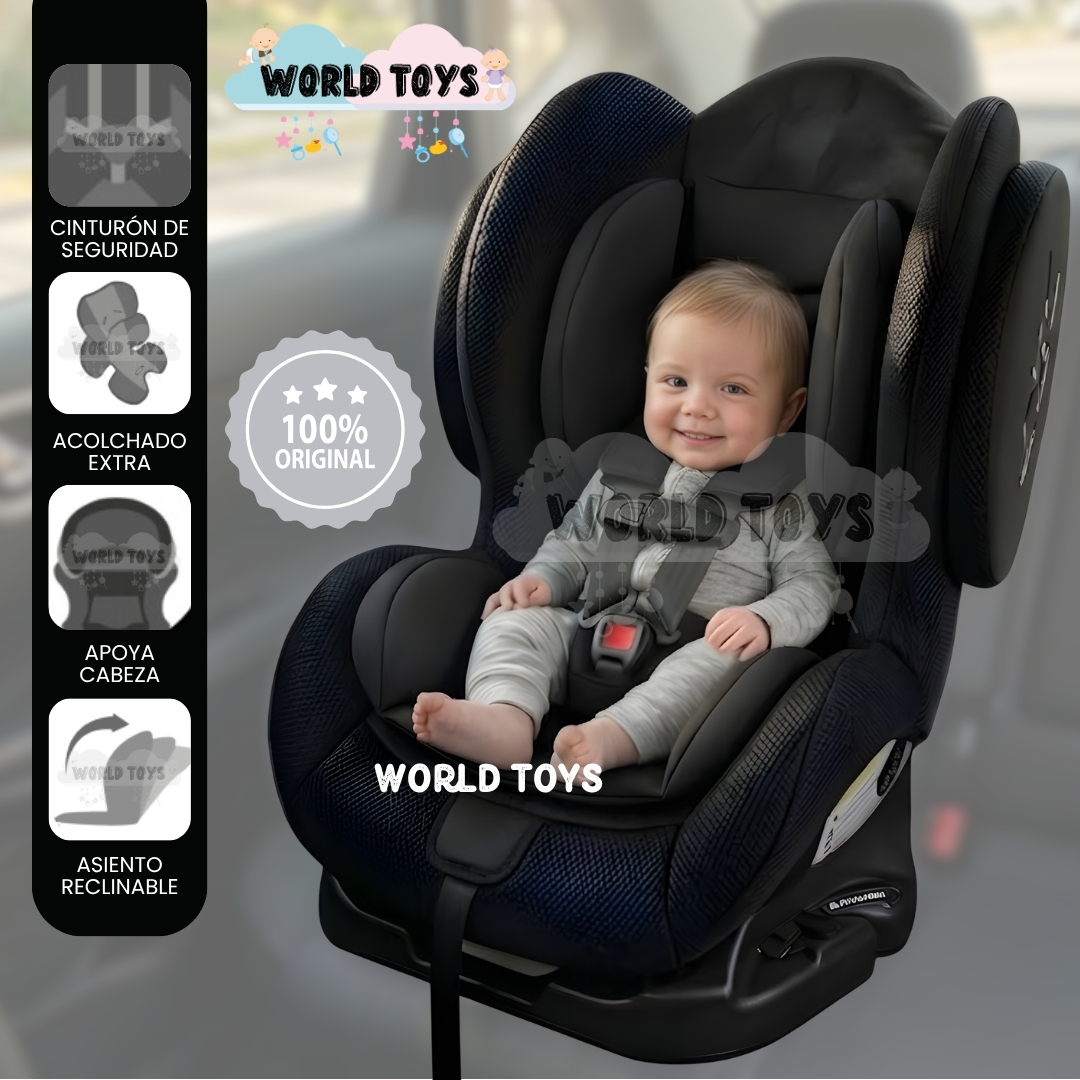 SILLA DE AUTO PARA BEBÉS «BENSON» EXTRA ACOLCHADO - 1