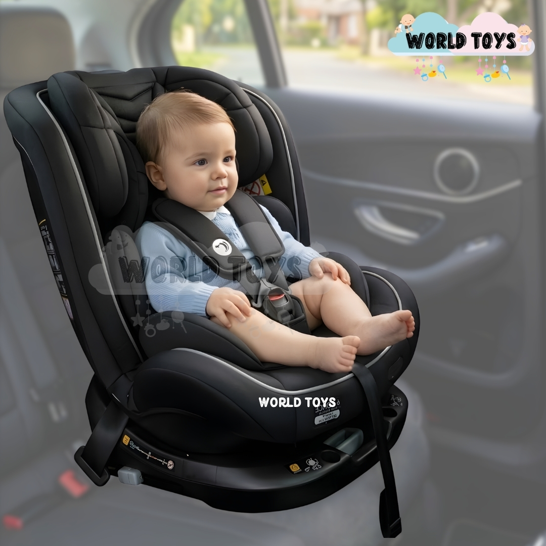 SILLA DE AUTO PARA BEBÉS «GASTÓM» GIRATORIA 360° - 5