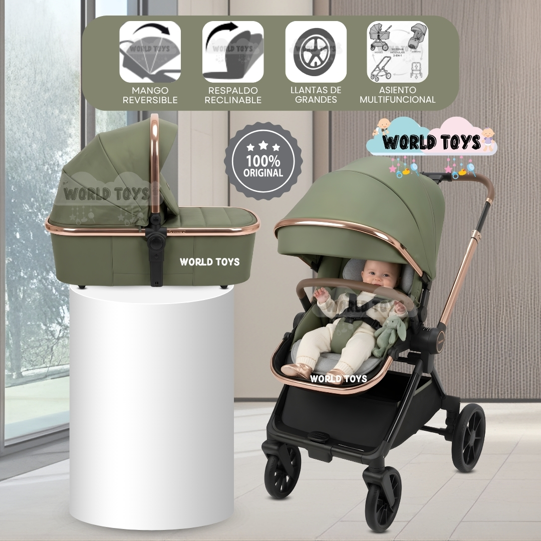 COCHE MOISÉS TRAVEL SYSTEM «HELEN DUO» CON SISTEMA ADAPTABLE - 1