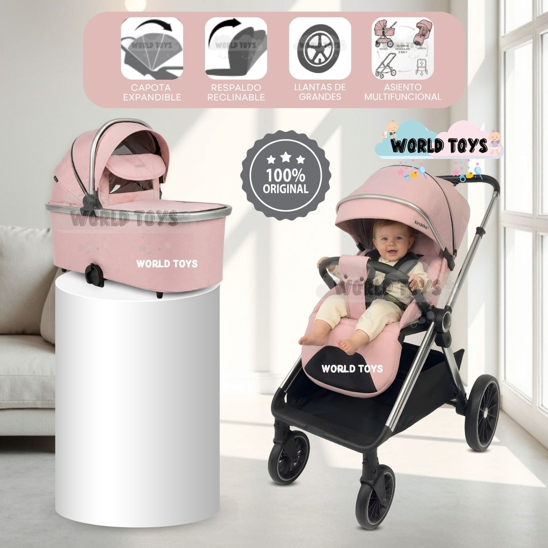 COCHE MOISÉS TRAVEL SYSTEM «TAURO DUO» CON SISTEMA ADAPTABLE - 1