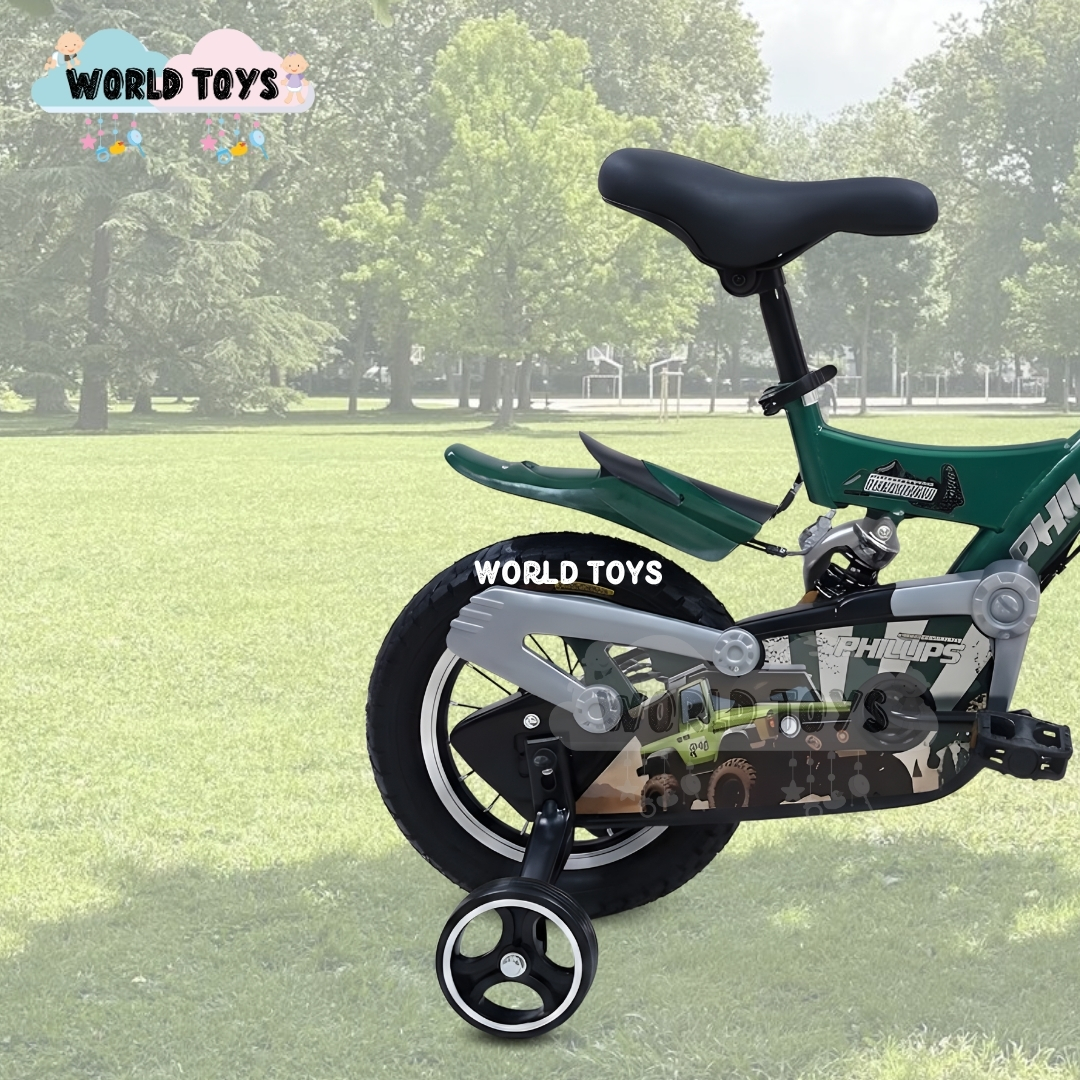 BICICLETA PARA NIÑO ARO 12 «PHILLIPS KIDS» CON CANASTA - 3