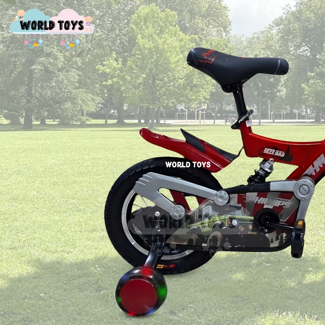 BICICLETA PARA NIÑO ARO 12 «PHILLIPS KIDS» CON CANASTA - 3