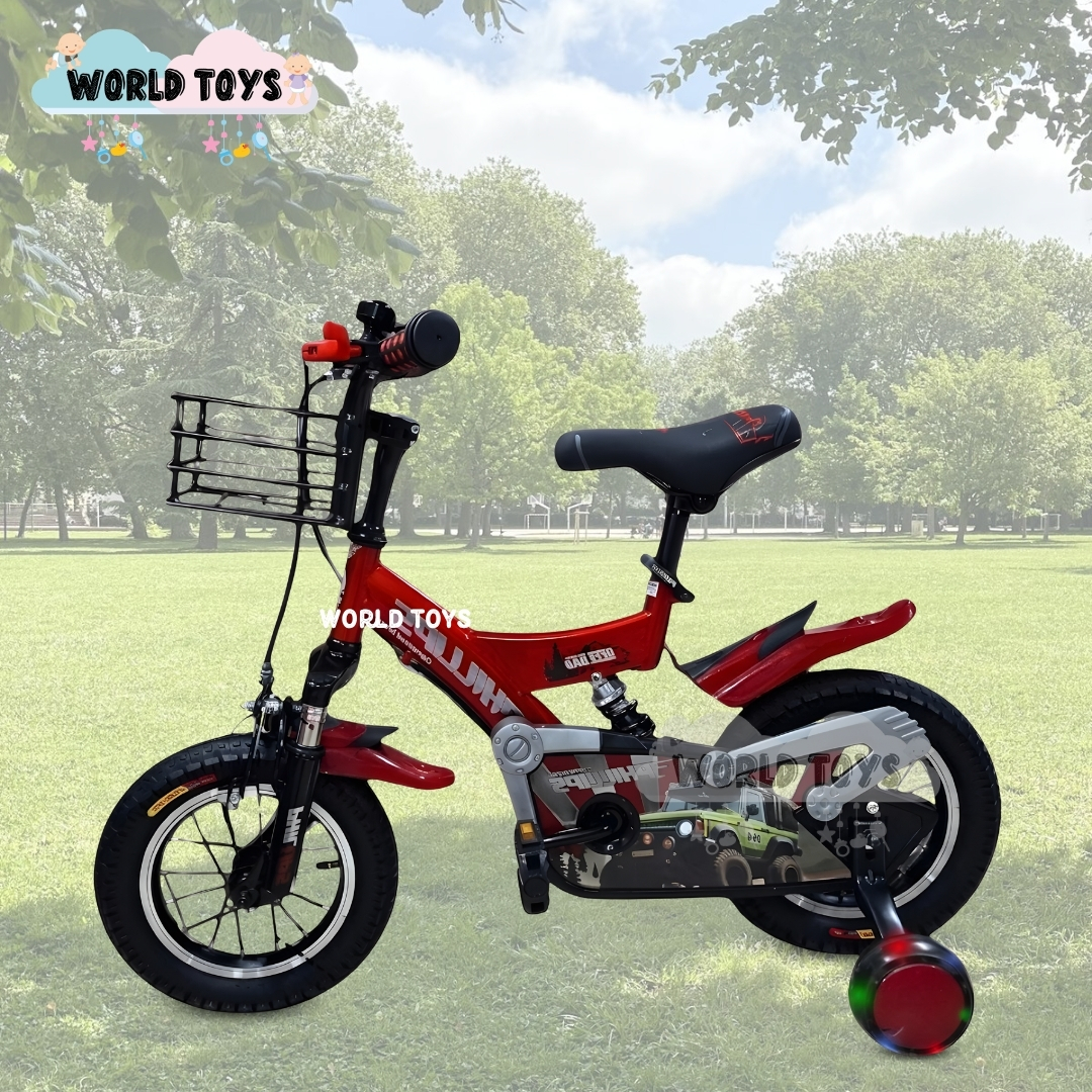 BICICLETA PARA NIÑO ARO 12 «PHILLIPS KIDS» CON CANASTA - 5