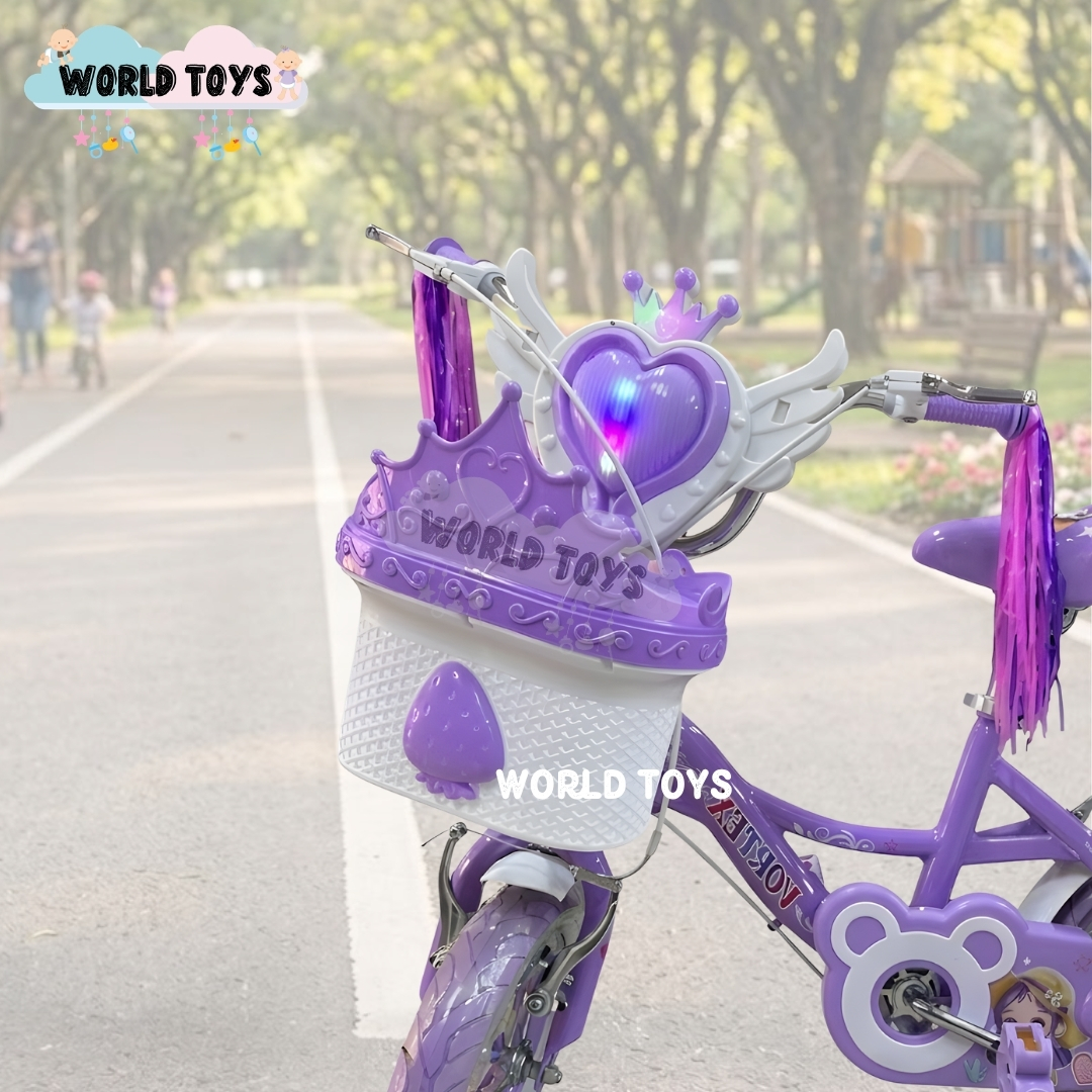 BICICLETA CAMPERA PARA NIÑA ARO 16 «NERY II» CON CANASTA - 4