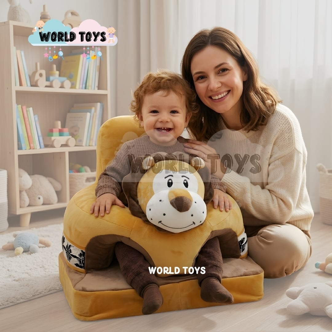 ASIENTO DE APOYO (ESTIMULACION) PARA BEBÉS «LION» ANIMAL - 2