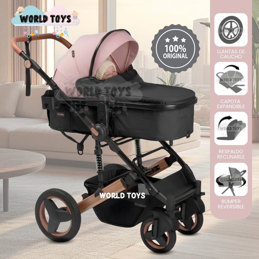 COCHE MOISÉS TRAVEL SYSTEM «ROMAN» EDICIÓN LIMITADA BLUE / AZUL MARINO / AZUL - 1