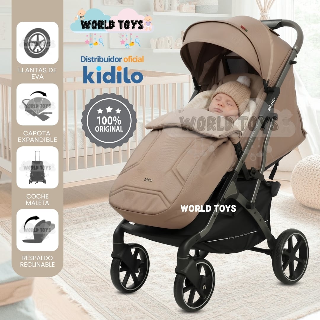 COCHE MALETA DE PASEO KIDILO «INDIGO» COLECCIÓN EXCLUSIVA - 1