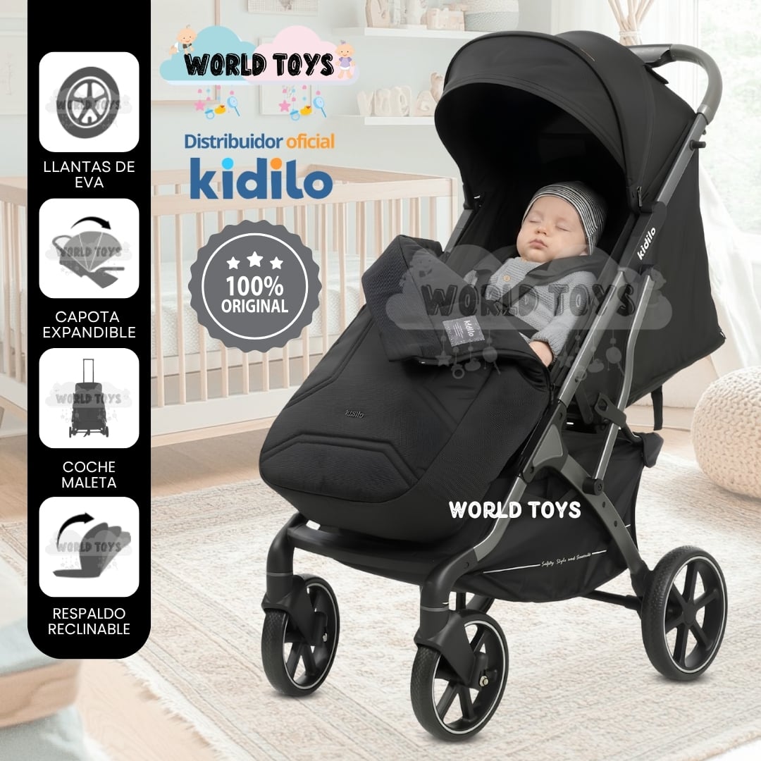 COCHE MALETA DE PASEO KIDILO «INDIGO» COLECCIÓN EXCLUSIVA - 1