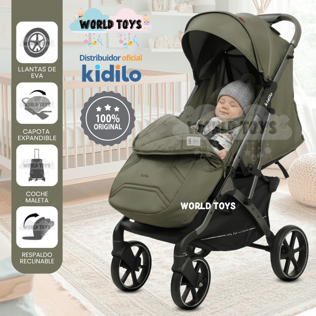 COCHE MALETA DE PASEO KIDILO «INDIGO» COLECCIÓN EXCLUSIVA - 1