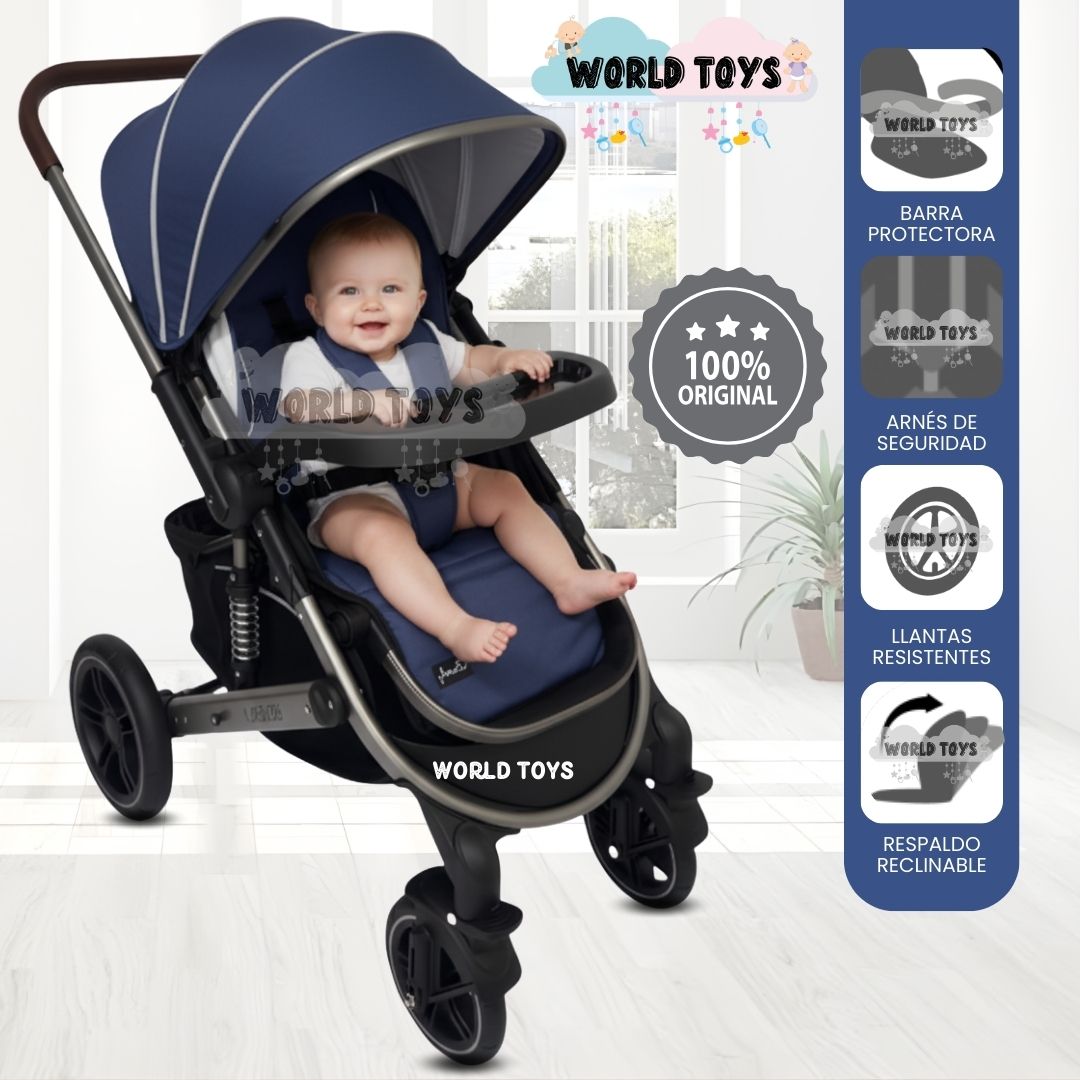 COCHE CUNA PARA BEBÉS «BEVERLY» EDICIÓN LIMITADA - 1