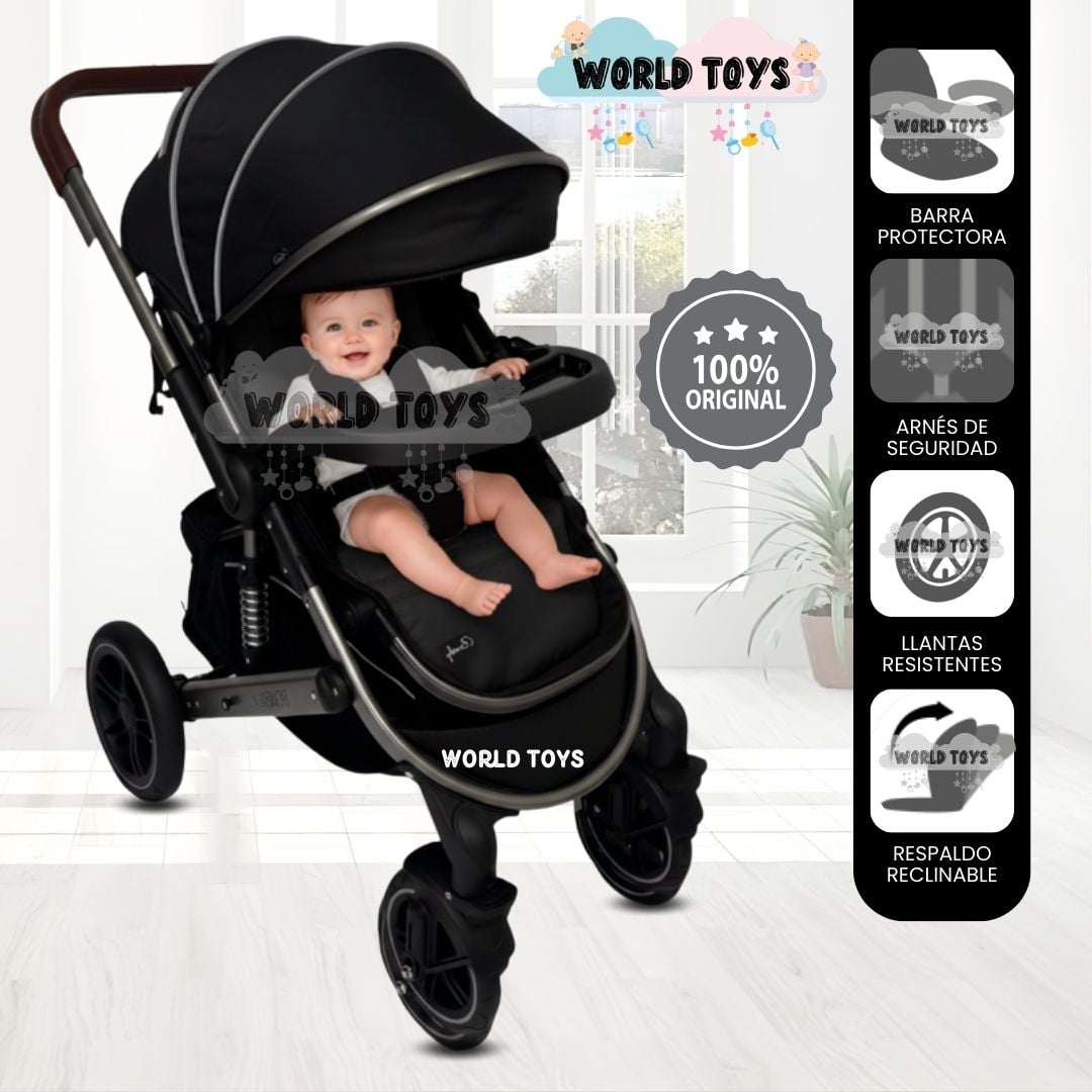 COCHE CUNA PARA BEBÉS «BEVERLY» EDICIÓN LIMITADA - 1