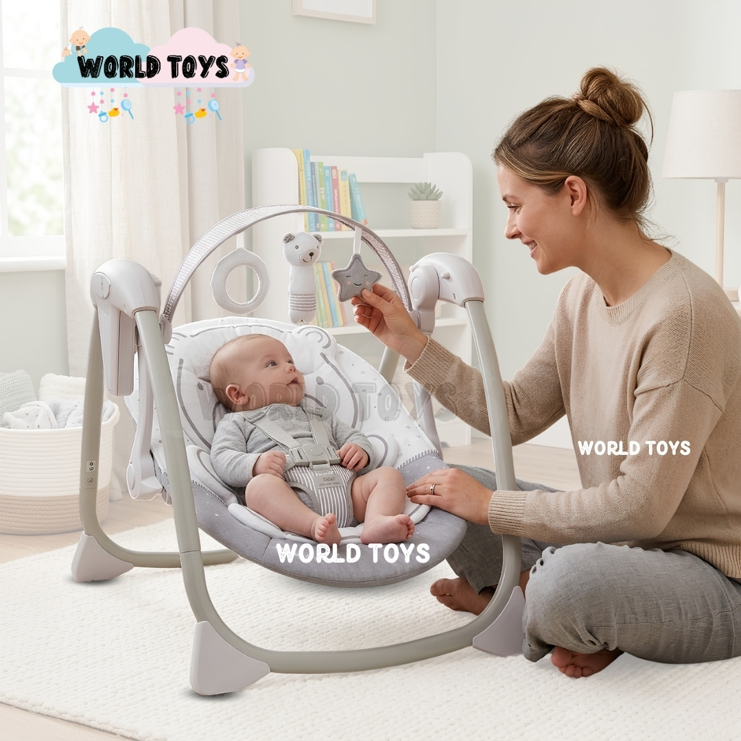 MECEDORA ELÉCTRICA PARA BEBÉS «KRIS-IS» COLECCIÓN LIMITADA - 2
