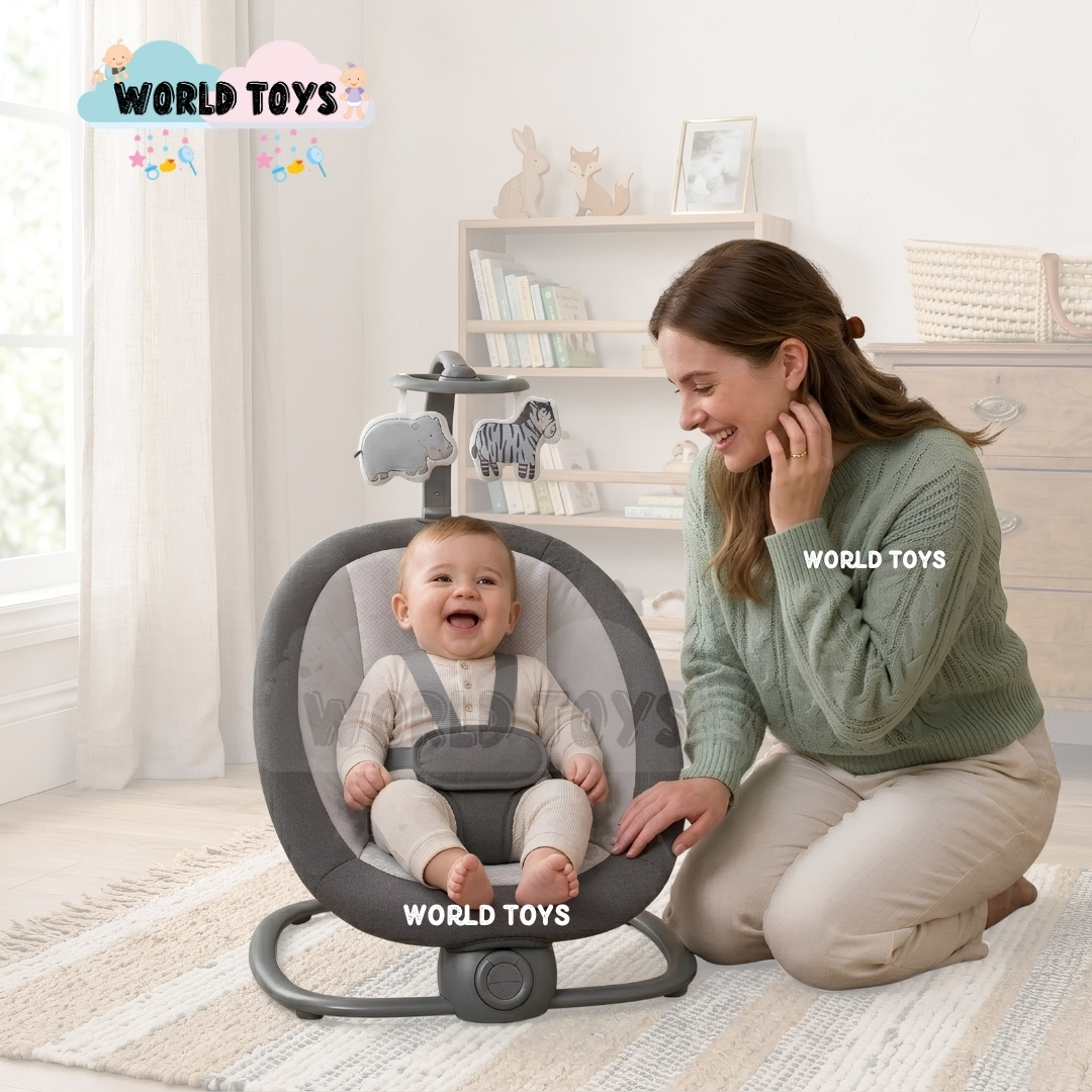 MECEDORA ELÉCTRICA PARA BEBÉS «BRINA» COLECCIÓN ESPECIAL - 2