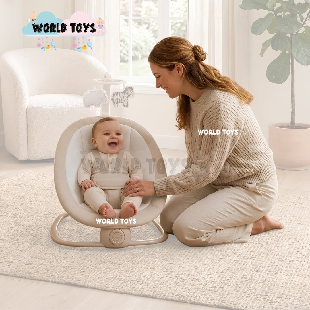 MECEDORA ELÉCTRICA PARA BEBÉS «BRINA» COLECCIÓN ESPECIAL - 2
