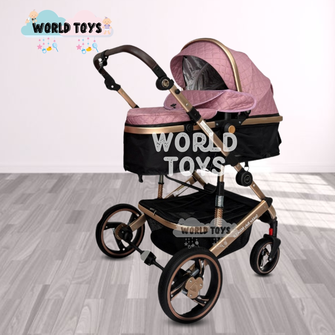 COCHE MOISÉS DE LUJO CON MOCHILA PAÑALERA «MILAN LITE» - 4