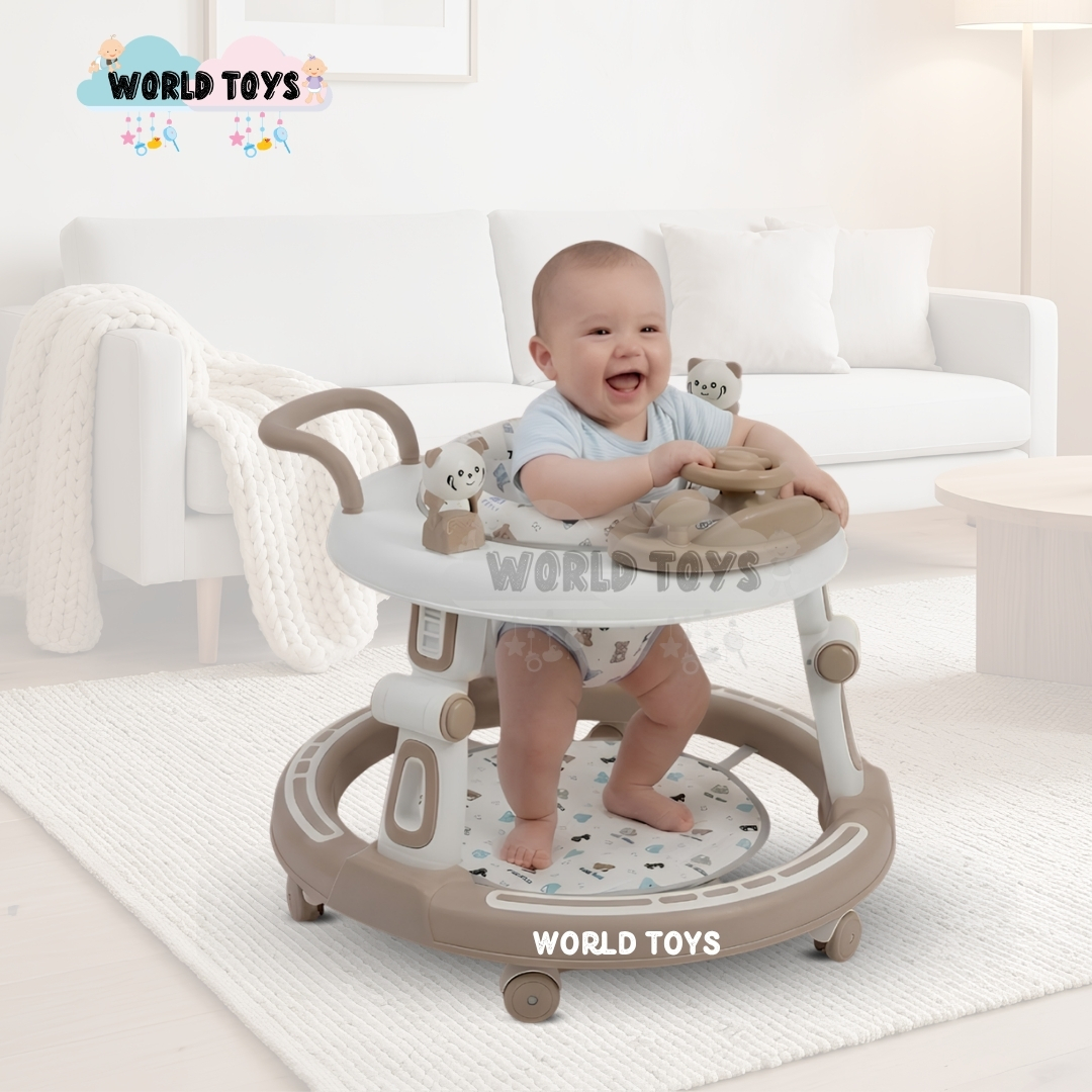 ANDADOR CON TABLERO DIDÁCTICO «MILI» ALTURA REGULABLE - 5