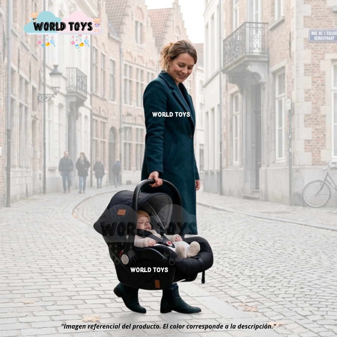 COCHE MOISÉS TRAVEL SYSTEM «SPEED PRINCE» CON PORTABEBÉ Y MOCHILA PAÑALERA - 5